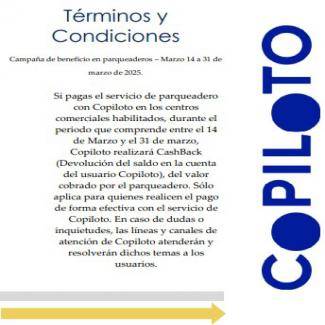 Términos y Condiciones Campaña Parqueaderos Mar 2025